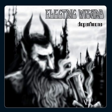 Electric Wizard Vinilo Autoadhesivo Con Negro/Blanco/Rojo Ventana del logotipo de banda de Doom Metal